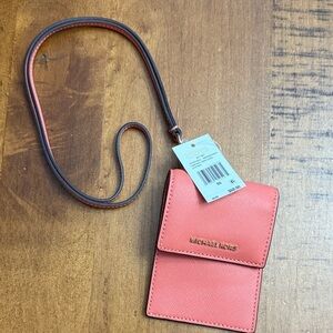 Michael Kors  coral Lanyard